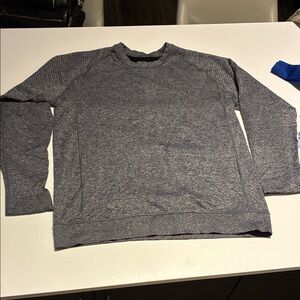 Lululemon Gray Thermal Crew Neck Sweater